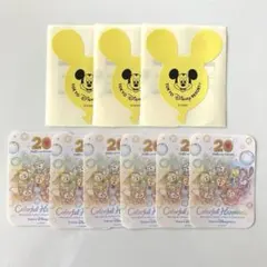 ダッフィーアンドフレンズ 20周年カラフルハピネス　TDRバルーン型ステッカー