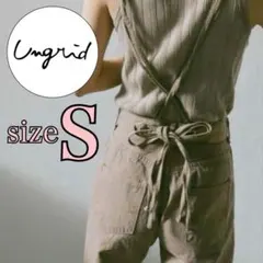 【完売品】アングリッド　Ungrid ストラップ付き　サロペット　ワイドパンツ