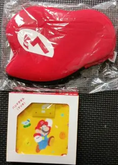 Nintendo　スーパーマリオ帽子型ポーチ&バンドタオルのサムネイル