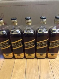 未開栓　ジョニーウォーカー ブラックラベル　特級　ジョニ黒　金キャップ　黒紋章 2026年最新】ジョニ黒 特級の人気アイテム - メルカリ