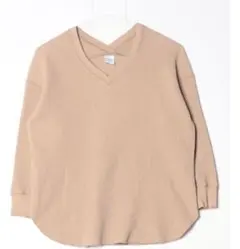 URBAN RESEARCH DOORS　 ワッフル Vネック 七分袖