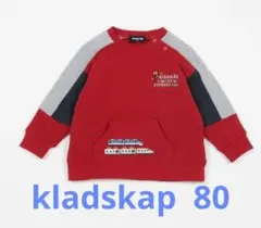 電車刺しゅうブロッキングトレーナー