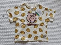 新品 TOY STORY ハム Tシャツ 100cm コイン柄　トイストーリーのサムネイル