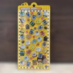 正規品】BONBON DROP プチトレイン（電車）シール 48枚 鉄道ファン