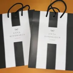 ANYA HINDMARCH ショップ袋 2枚セットのサムネイル
