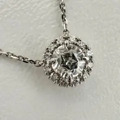 スタージュエリー プラチナ ダイヤモンド 0.27ct ネックレス HALOのサムネイル