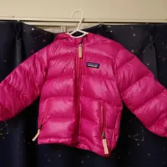 お値下げPatagonia キッズ アウター 6-12M ピンク パープルダウン
