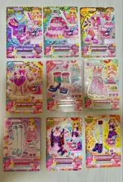 アイカツカードセット いちご、あかり、ノノ、りさ
