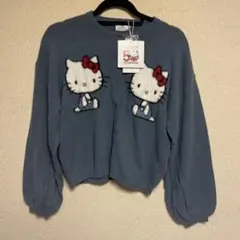 【新品未使用】merry jenny ハローキティ カーディガン ブルーのサムネイル