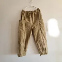 YARRA NEUベージュ ポケット付きカジュアルパンツ