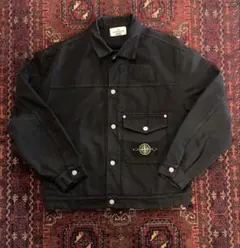 極美品 Stone Island Supreme デニムジャケット ブラック Lのサムネイル
