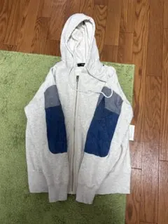 DIESEL フルジップパーカー グレー