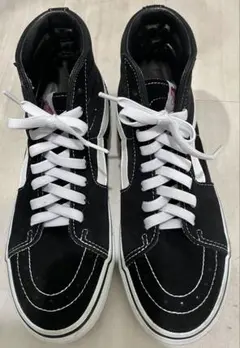 VANS ブラック ハイカット スニーカー 23.5