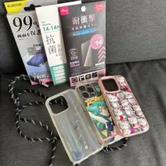 iPhone14proケース　14pro保護フィルム　まとめ売り