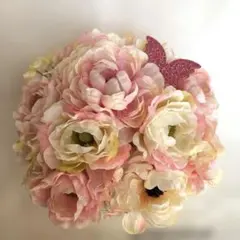 造花 アートフラワー バラ ブーケ ミッキーモチーフ - メルカリ