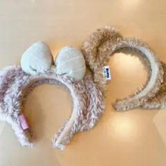 ディズニーシー　ダッフィー　シェリーメイ　カチューシャ　お揃い