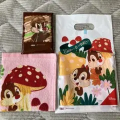 ディズニー チップとデール タオル