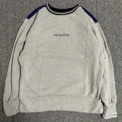 nanamica SUHS976 切替 クルーネックスウェット XS 日本製