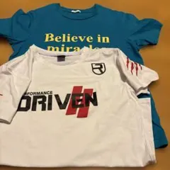 Tシャツ 2枚セット ホワイト ブルー
