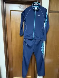 adidas ジャージ上下セット ネイビー
