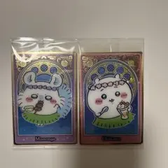 치이카와 웨이퍼 하우스 영화 인어 섬 비밀 모모가 치이카와 카드 2장 세트