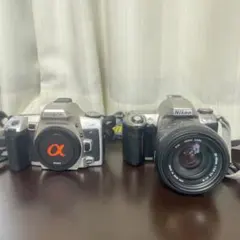 ミノルタ　Nikon フイルムカメラ　2セットのサムネイル