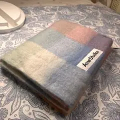 ACNE STUDIOS 新品未使用 モヘアチェック柄スカーフ　マフラー
