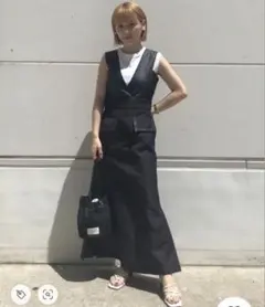 CITY クリアコットンサロペットワンピース　1