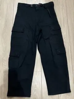 H&M ブラック カーゴパンツ ルーズフィット 7ポケット EUR 30