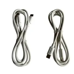 SUNGUY USB-Cケーブル 1m 2本セット ホワイト