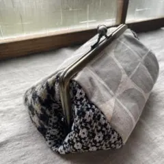 ハンドメイド がま口長財布 ミナペルホネン symphony - メルカリ