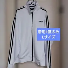 ノルディ NERDY ジャージ　ホワイト　白　ジャージトップス　Lのサムネイル