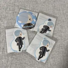 忘却バッテリー　セガラッキーくじ　桐島秋斗 缶バッジ　ステッカーセット