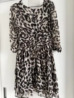 ヒョウ柄ワンピース