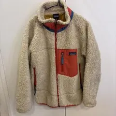 キッズ用　patagonia レトロx sサイズ　オレンジ