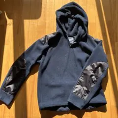 THE FABRIC ネイビー フリースパーカー　the UNIONのサムネイル