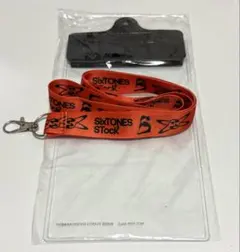 SixTONES STock 入場者限定 ネックストラップ 防水ケース セット
