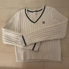 INGNI Vネック ケーブルニット