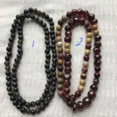 アンティークネックレス２本セット　4