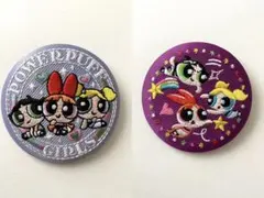 パワーパフガールズ 刺繍缶バッジ 2点セット