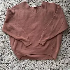 コットン畦Vネックニット DOORS