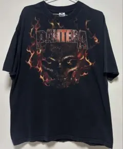 00s パンテラ ALSTYLE バンドTシャツ ファイヤーパターン スカルXL