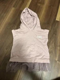 x-girl フード付きTシャツ 90サイズ ピンク