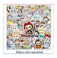 ☆匿名発送☆ Labubu 新品 ステッカー 50枚セット シール