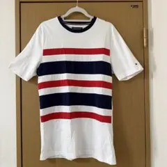 メンズ　トミーヒルフィガー　ボーダー半袖Tシャツ　M
