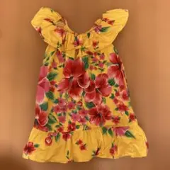 アロハ柄　ワンピース　キッズ