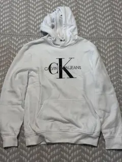 CALVIN KLEIN JEANS パーカー ホワイト