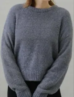 【Sonny Label】シャイニーショートラメニットプルオーバー