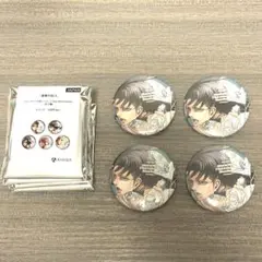 進撃の巨人 リヴァイ ANIQUE 缶バッジ Flower Series 四個