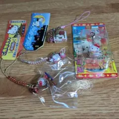 ハローキティ ご当地ストラップ 4点セットのサムネイル